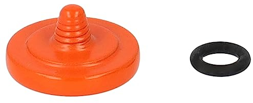 vhbw Bouton de déclencheur Compatible avec Fuji/Fujifilm STX-2, X10, X100, X100S, X100T, X20, X30 Appareil Photo - Pression Ergonomique, Orange