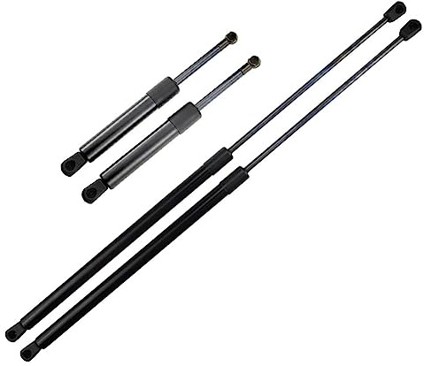 Frankberg 4x Gasfeder Dämpfer Heckklappe Motorhaube Kompatibel mit W163 ML230 ML270 ML320 ML350 ML400 ML430 ML500 ML55 AMG SUV 1998-2005