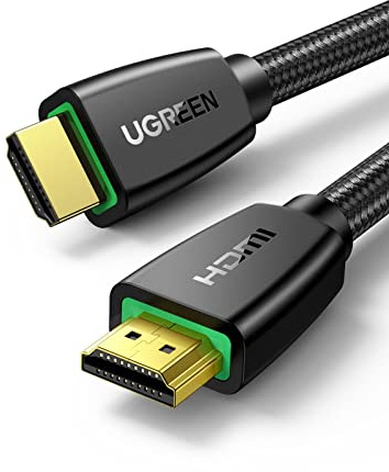 UGREEN HDMI Cable 4K@60Hz 2K 1440P@144Hz HDMI 2.0 ARC HDR UHD Dolby Atmos HDCP 2.2 Ethernet 18Gbps High Speed Lead Compatible with Soundbar TV Gaming Monitor Sky Q Laptop PC DVD PC PS5/4 Xbox(5M)