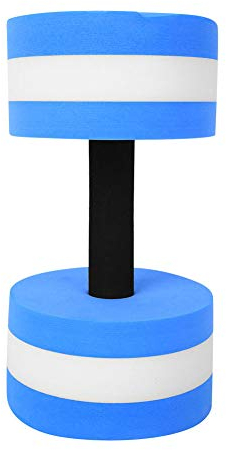 Mancuerna Flotante, Mancuernas Flotantes De Agua De Espuma Redonda Equipo De Fitness Para Entrenamiento De Resistencia Y Aeróbic Acuático Para Ejercicios Acuáticos (Azul)