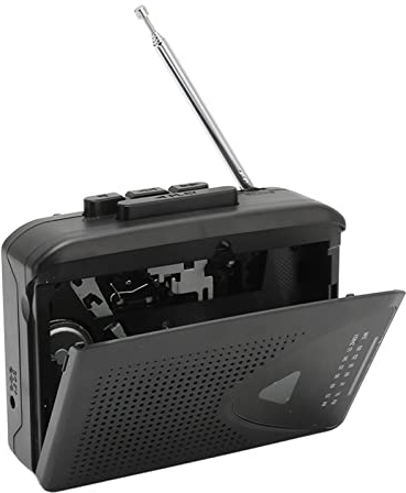 Retro-Kassettenspieler, Tragbarer Kassettenspieler, UKW-AM-Radioempfang, 2 AA-Batterien oder USB-Netzteil, 3,5-mm-Kopfhöreranschluss, Persönlicher Kassettenspieler für Drinnen und Draußen
