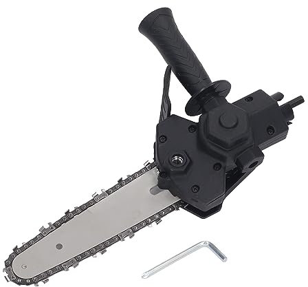 Adattatore da trapano elettrico Yuecoom, set di convertitori per motosega per utensile da taglio per la lavorazione del legno (per trapano elettrico da 6 pollici)