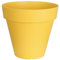 SISTAC Blumenkasten, Terrasse, rund, Gelb, Durchmesser 50 cm