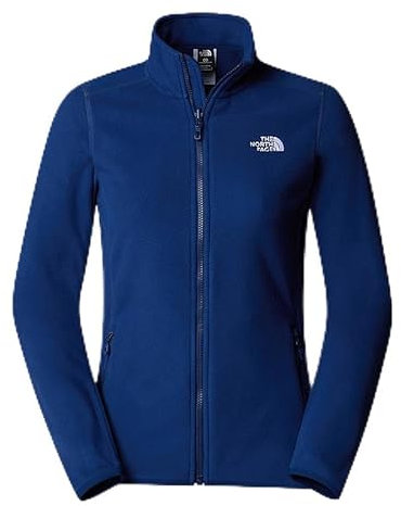 THE NORTH FACE NF0A855OD1R W 100 Glacier FZ - EU Maglia Lunga Donna Estate Blue Taglia S