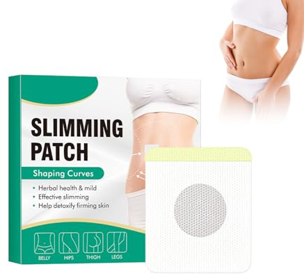 30 stycken bantning snabblapp, slimming fettförbrännare plåster navellapp ventilerande plåster för fysiskt välbefinnande, buklapp för ölmage, magfett midja, hink midja