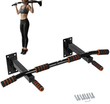 Barras para dominadas de pared | Equipo para Dip Rack | Barra para dominadas de pared con estación Dip – Entrenamiento corporal y ejercicio garantiza seguridad interior en casa para gimnasio doméstico