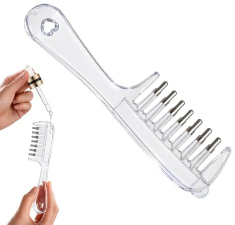Applicateur d'huile pour le cuir chevelu Masseur à bille roulante portable | Peigne Distributeur D'Huile Capillaire Ligne des cheveux, voyage, maison, salon, spa, répartition