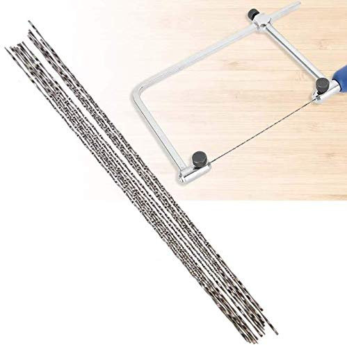 Lot de 12 lames de scie à chantourner avec dents en spirale pour bois, métal, plastique, sciage, sculpture, convient à la plupart des marques de scie Bosch, Dewalt, Makita, etc.