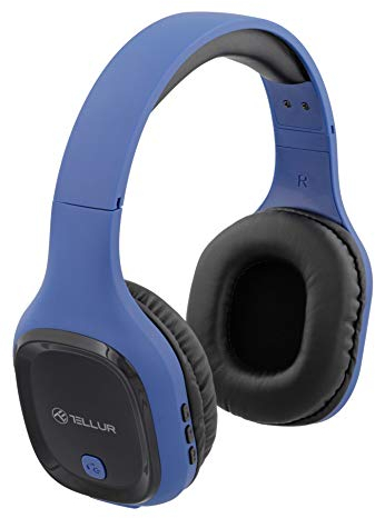 TELLUR Pulse Auriculares inalámbricos Bluetooth sobre la Oreja, BT5.0, micrófono Integrado para Llamadas Manos Libres, Sonido HD Hi-Fi, diseño Ligero y Almohadillas Suaves