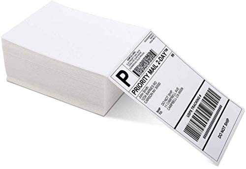NetumScan Étiquettes thermiques d'expédition, 4 x 6 pouces (100 mm x 150 mm), étiquettes étanches pour le transport, BPA/BPS, 500 pack