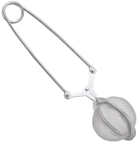 Bayli Lot de 15 pinces à thé en acier inoxydable pour thé en vrac - 15 œufs en forme de boule - Pince à tamis pour tasse - Filtre à thé - Pince à épices - Passoire à thé - Passoire à tasse pour