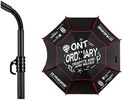 MekUk Angelschirme 2,4 mt/doppelter Regenschirm/Dicke/universelle Angelschirm/Angelschirm/große Angelschirme/Sonnenschirm/Regen Sonnencreme Winddicht spezielle Regenschirm (Color : B,