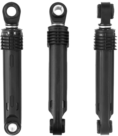 WIYETY Lot de 3 Amortisseurs: Amortisseur Machine à laver Pièce de Rechange Compatible avec pour Samsung LG Amortisseur de Machine à Laver à Tambour Accessoires d'origine Tige d'Amortisseur (Noir)