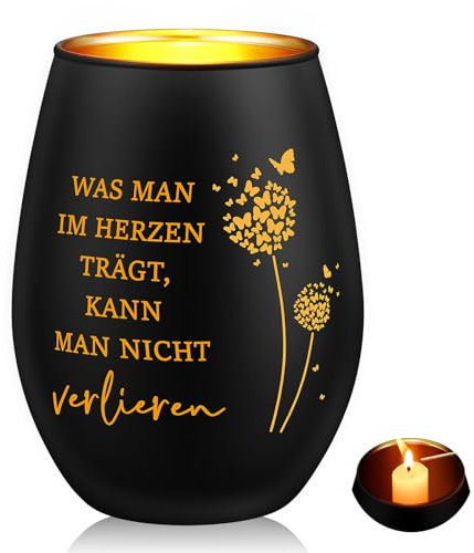 Nuenen Regalo Funerario Farol de Luz Funeraria con Grabado Regalos de Velas de Luto para Los Dolientes en Funeral Decoración de Luto Linterna de Vela Conmemorativa Luz Conmemorativa