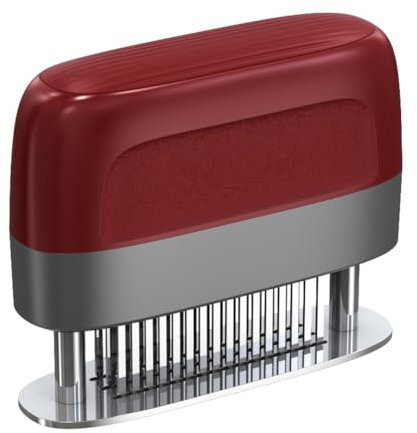 ARVALOLET Ago per carne in acciaio inox con 48 aghi ultra affilati – batticarne per bistecche