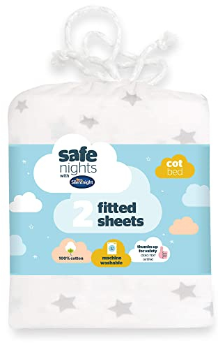 „Safe Nights“-Spannbetttuch von Silentnight, cremefarben