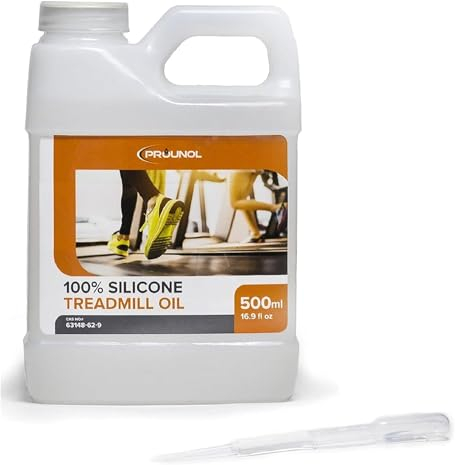 Prounol Huile de Silicone 100% Pure, Lubrifiant pour Tapis de Course et de marche – Flacon de 500 ml