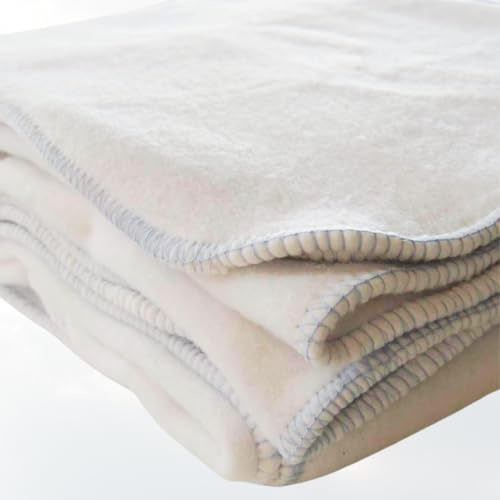 Sanz Marti Mallorquina Couverture en coton 260 x 240 cm Blanc