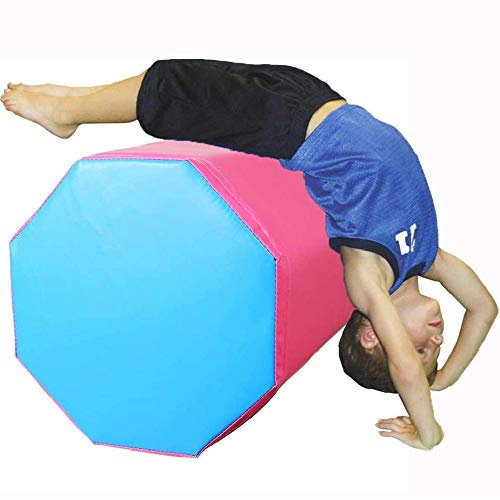 Gymnastik Mat Schaum Rollen Stolpern Matte Yoga Walze Zurück Somersault Übung Fitness Ausrüstung Tumble Spur für Kinder/Heimgebrauch/Tumble /Fitnessstudio/Ausbildung/Cheerleading,71*51*51cm