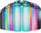 GeeRic Trinkflasche 1L Sport Wasserflasche BPA-freies Kohlensäure geeignet Wasserflasche für Uni, Sport, Fitness, Fahrrad, Outdoor