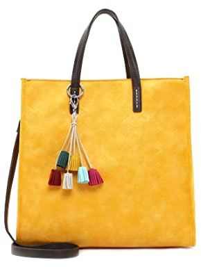 Tamaris Shopper Laureen 32080 Damen Handtaschen Uni yellow 460
