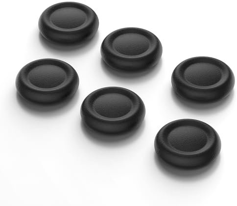 Lot de 6 capuchons de rechange pour manette de PS5/PS4, IINE PS5/PS4, accessoires de réparation analogiques 3D