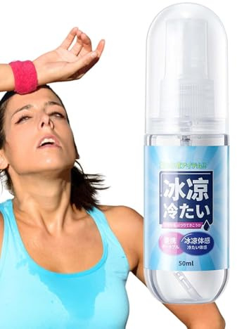 Spray de refrigeración para el verano: material de mentol líquido duradero, equipo térmico profesional, niebla de enfriamiento instantáneo para ropa al aire libre, dispensador avanzado de de