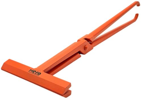 HERO Premium Pince de couverture droite 180 mm - Pince pliante pour couvreurs, plombiers et travail de tôle, pince pour plier et plier les bords de la tôle