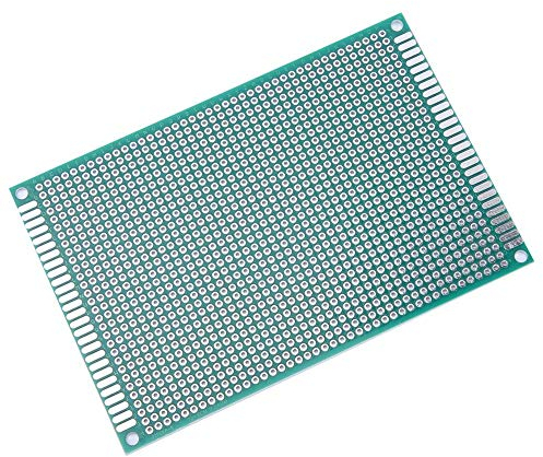 YWBL-WH Lochrasterplatten Doppelseitige PCB Verzinnte Leiterplatte 8 x 12 cm - 10 Stück