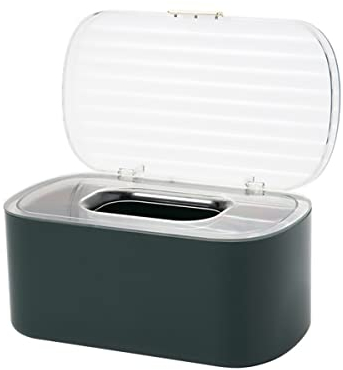 Baby Feuchttücher Box, Feuchttücher Aufbewahrungsbox, Toilettenpapier Box, Taschentuchspender, Serviettenbox mit Deckel, Taschentuchhalter, Feuchttuchbox für Zuhause, Büro,Schwarz