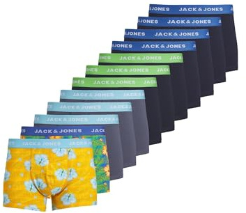 JACK & JONES herr Jachawaii Trunks 12-pack Boxershorts
