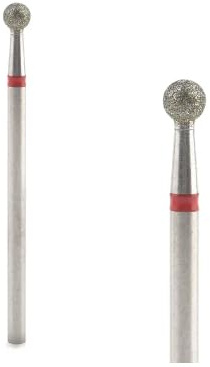 Diamant Nagel Fräser Tränen, Hybrid, Maniküre, Pediküre Rot Kugel-Bit