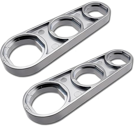 Saipor 2Stück Wasserhahn Strahlregler Mischdüsen Schlüssel, Belüfter-Entfernungswerkzeug, Sieb Schlüssel, Mischdüsenschlüssel M16/M18/M20/M22/M24/M28