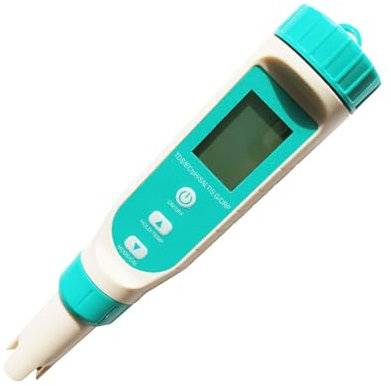HGTRH Misuratore PH 7 in 1 con PH/TDS/Salt/ORP/S.G/Temp/EC, PH Metro Digitale Automatica Compensazione della Temperatura Display LCD per Acqua Potabile Piscina Acquario