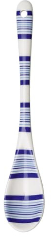 GreenGate Löffel Zuckerlöffel Teelöffel Spoon Helen blau gestreift Porzellan 15,5 cm
