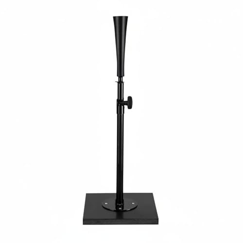FytStycale Baseball Batting Stand T Ball de Baseball Tee d'Entraînement Support Réglable Stable Matériau Polypropylène Portable Convient aux Séances en Cage Terrain Jardin