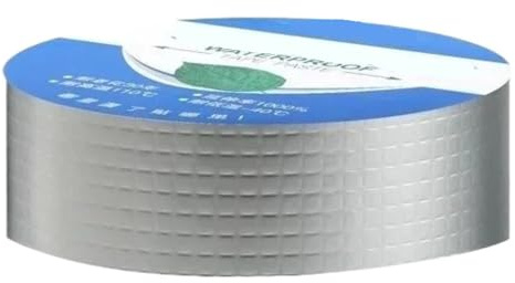 Värmeskyddstejp av aluminiumfolie, Silver aluminiumfolie Butyltejp Läckageskydd Tak Fönster Husbilar 5-20cm x 1-10m(5cm X 10m)