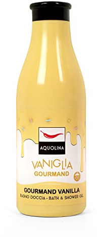 Aquolina Duschgel Vanille Gourmand. Cremiges, leichtes Schaumbad, das schnell aufgenommen wird - 500 ml