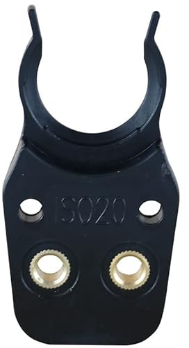 10PCS ISO20 Claw Clamp ABS+Nylon Flame Proof Rubber for ISO20 Tools Holder Clamping Change Automaticly for CNC Lathe Machine (ISO20)