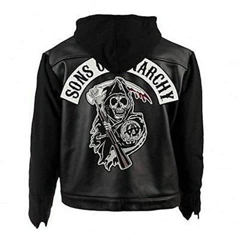 Soa Son of Anarchy Biker Club Veste en California pour homme cuir similicuir simili