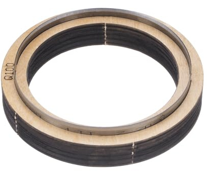 sourcing map Leather Cutting Die 4 Dia Leather Metal Die Cutter Round Circle Stainless Steel Cutting Template Wooden Stamping Punching Tool for DIY Leather Crafts Making
