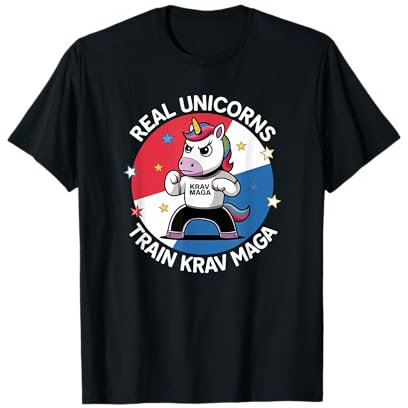 Krav Maga und Unicorn Fighter T-Shirt