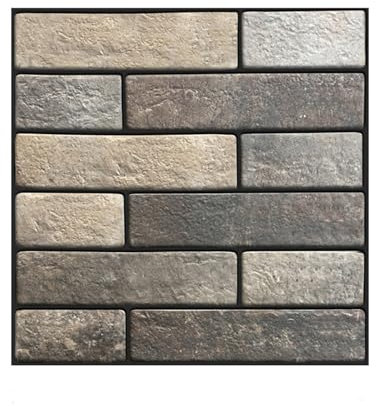 XIFUHUI 10 pannelli da parete 3D autoadesivi, carta da parati in pietra, 30 × 30 cm, carta da parati in PVC impermeabile, adesivo da parete per soggiorno, camera da letto, sfondo TV, decorazione