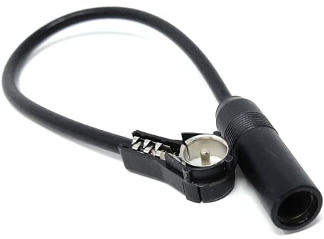 DIN to ISO Car Stereo Antenna Adapter Cable – Universal Radio Aerial Converter for Car Audio Systems