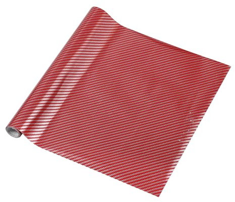 Motoforti Film Vinyle De Protection Universel pour Voiture 100 X 30 Cm Rouge 1 Pièce