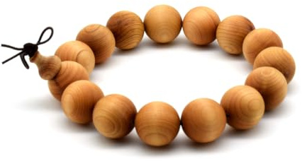Unisex Thuja Sutchuenensis Träpärlor Träarmband Halsband Bön Mala Armband Armband
