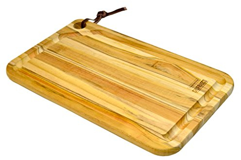 Planche à découper Kitchen. 33x20x1,8cm bois de teck.