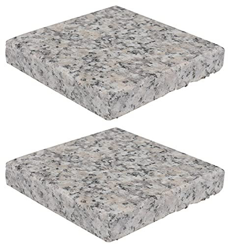 Balacoo 2 Pièces De Marbre De Granit Guinée Porc Tapis De Glace Pet Animal Patinoire Lit Créatif pour Animaux De Compagnie Hamster Refroidissement Pierre Nid De Hamster Ongle