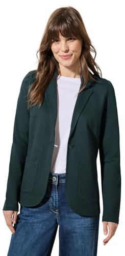 CECIL Basic strukturblazer, gran grön, M