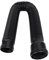 Rain Gutter Downspout Extension Flexible, Downspout Extender Diverter PE Extendable Drain Away Extender for Outdoor Villa Round, 20 to 59in (Black)